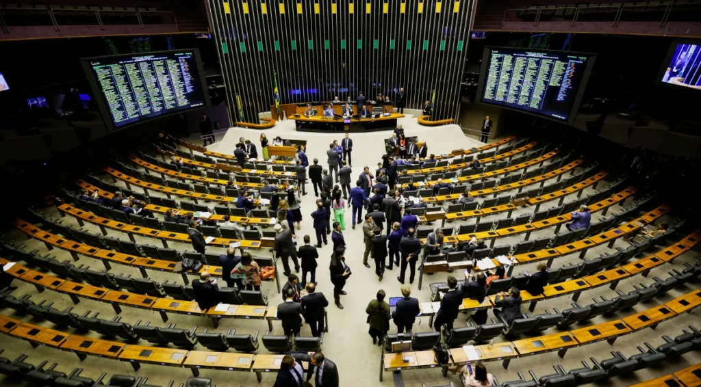 Plenário da Câmara dos Deputados. Fonte: CNN