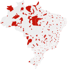 Cidades onde serão aplicadas as provas do Concurso Público Nacional, o Enem dos Concursos. Fonte: Ministério da Gestão/Portal G1