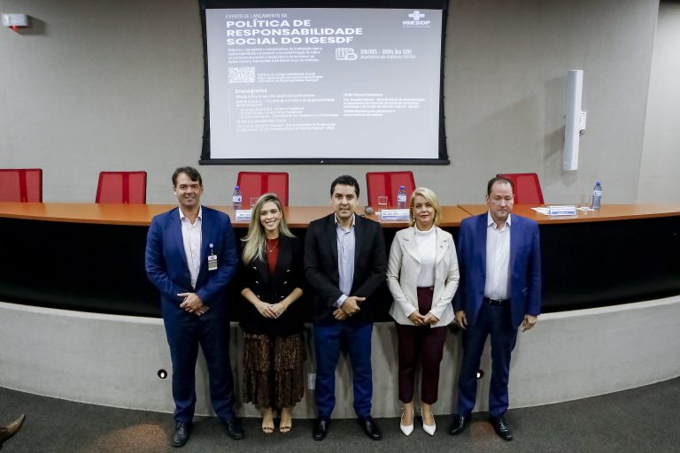 Gestores do instituto reforçaram a importância da integração entre os colaboradores do instituto | Foto: Davidyson Damasceno/IgesDF. Fonte: Agência Brasília