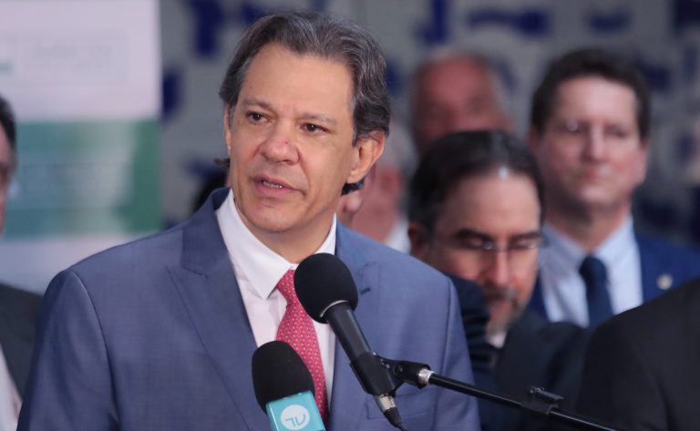 O ministro da Fazenda, Fernando Haddad. Zeca Ribeiro/CâmaradosDeputados. Fonte: Agência Câmara de Notícias