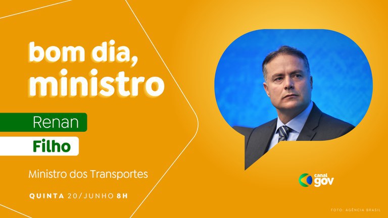 Programa vai ao ar a partir das 8h, no Canal Gov. Fonte: Agência Gov