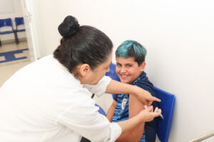 A vacina contra dengue estará disponível para crianças e adolescentes de 10 a 14 anos. Fonte: Prefeitura de Jundiaí