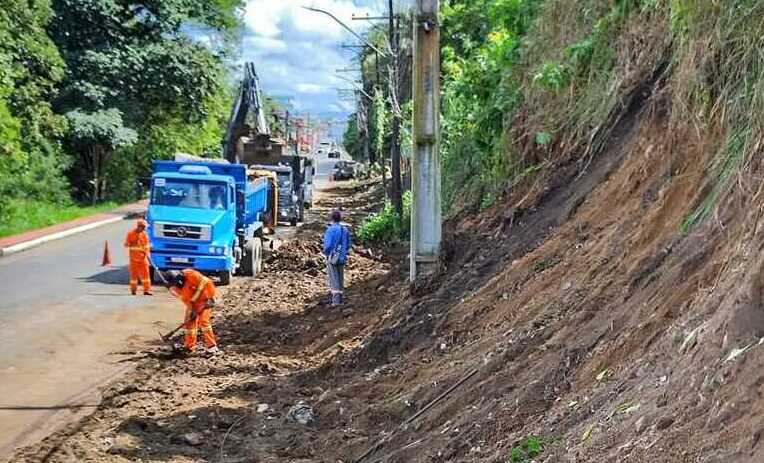 Trecho vai do Posto Cachoeira às imediações do Cidadalle || Foto PMI. Fonte: Pimenta Blog