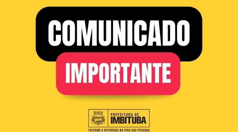 Fonte: Prefeitura de Imbituba