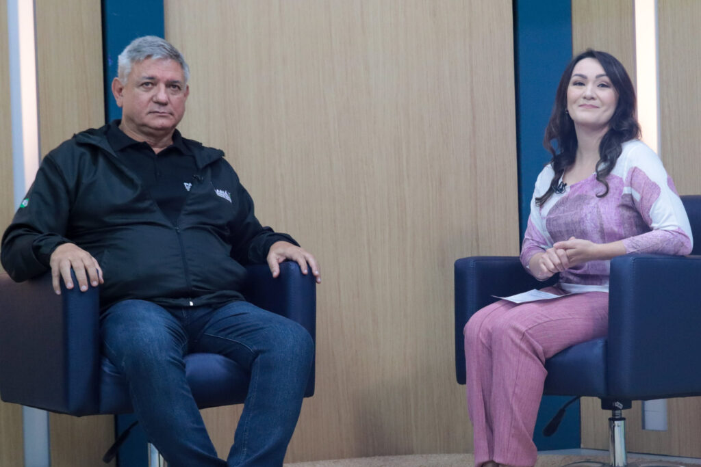 O secretário de Estado do Esporte, Helio Wirbiski - participa do programa Parana em Pauta na TV Parana Turismo. Foto: Geraldo Bubniak/AEN. Fonte: Governo do Estado Paraná